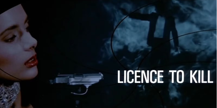 Licence To Kill Title Design