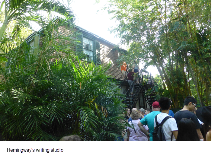 Hemingway's writing studio